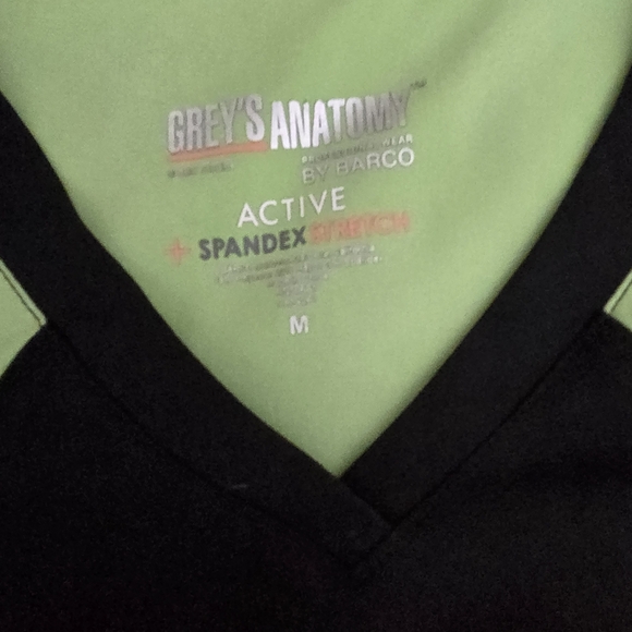 Black and Green Women's Top - Picture 2 of 4